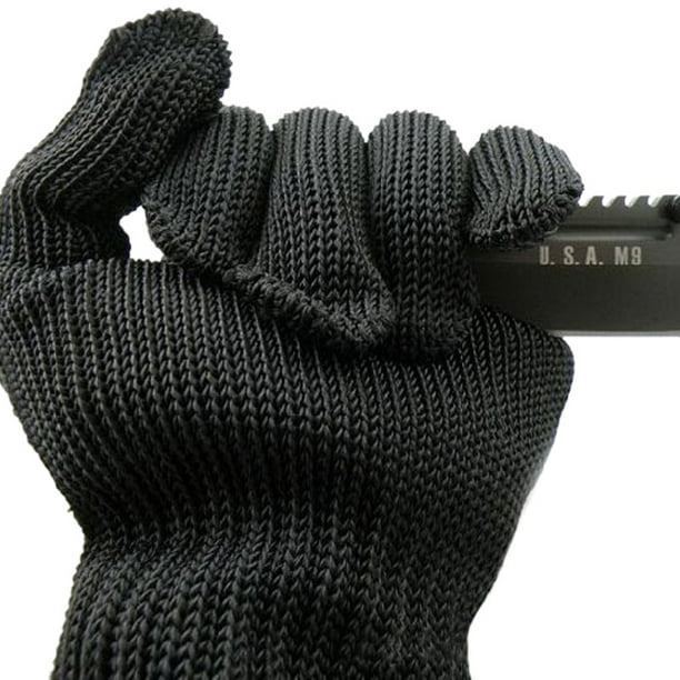 1 Pair Stainless Steel Wire Safety Anti-Slash Cut Proof Static Resistance Gloves 